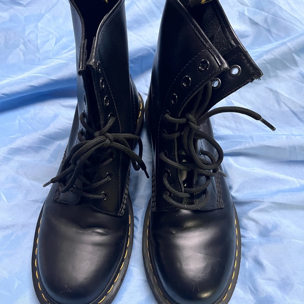 Dr. Martens Black Leather Boots 9